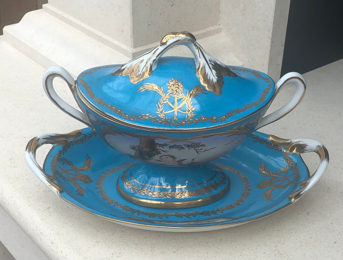 Sevres Style Tureen